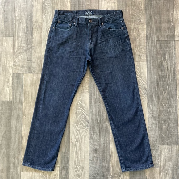 34x30 Lucky Brand 221 Original Straight Jeans 
# 7M12085
Blue Dark Wash - Picture 2 of 9